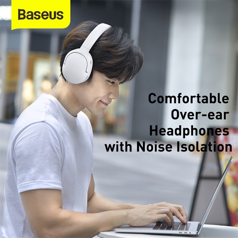 Baseus D02 Pro Wireless Headphones Sport Bluetooth 5.0 Earphone Handsfree Headset Ear Buds Head Phone Earbuds For iPhone Xiaom | Shopee Malaysia