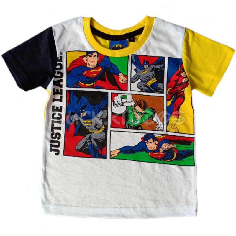 Tshirt Kids for Boy Batman Superhero Baju Tshirt Budak Lelaki | Shopee ...