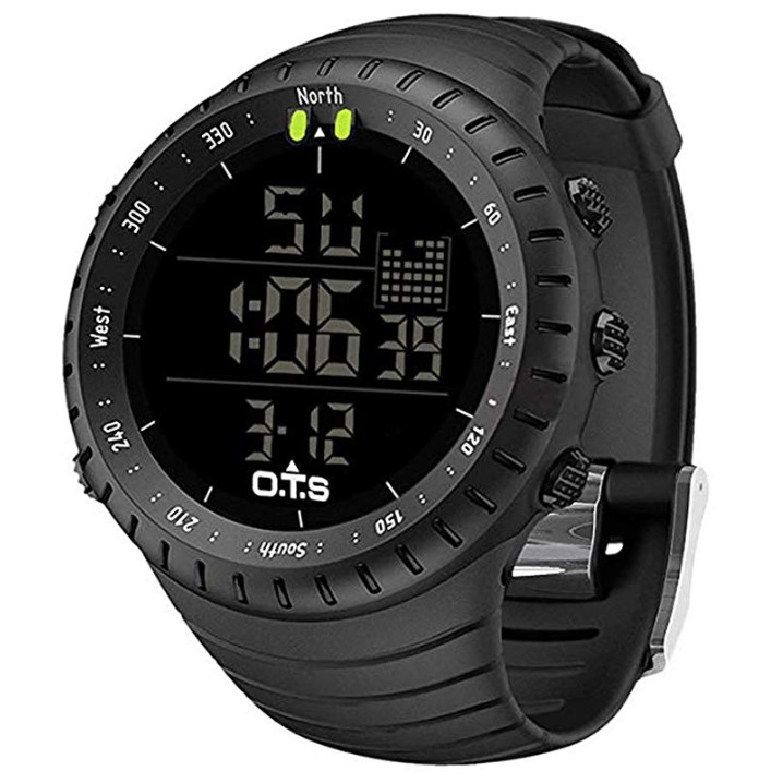 waterproof watch with light