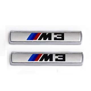 2PCS Metal Car Sticker for BMW M3 M5 Logo X1 X3 X5 F10 F01 F11 F20 F30 ...