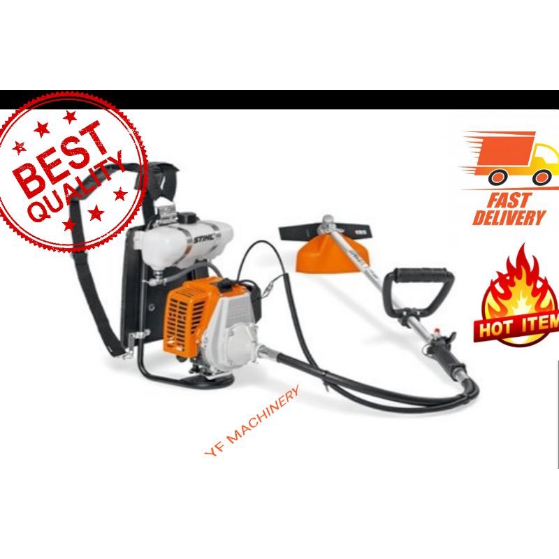 （Ready Stock)STIHL Germany Heavy Duty Backpack Brush Cutter / Mesin Potong Rumput FR 3001-2 Stroke..