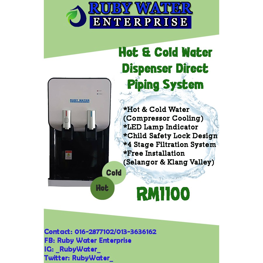 Hot & Cold Water Dispenser Direct Piping System Shopee Malaysia