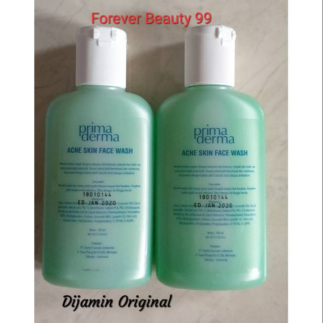 primaderma acne skin face wash