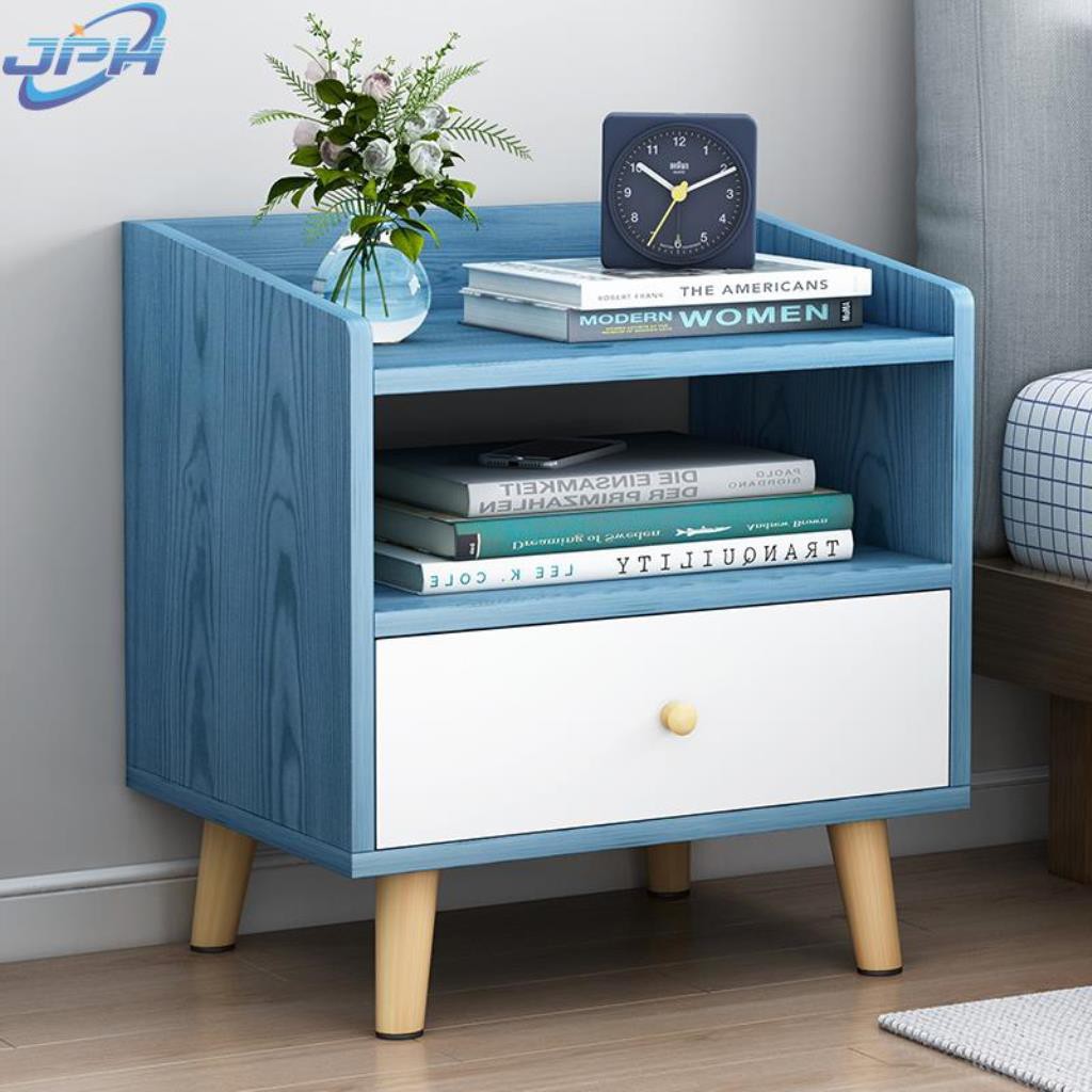 Simple Bedside Table Imitation Solid Wood Simple Modern Nordic Style Ins Racks Mini Small Storage Lockers Shopee Malaysia