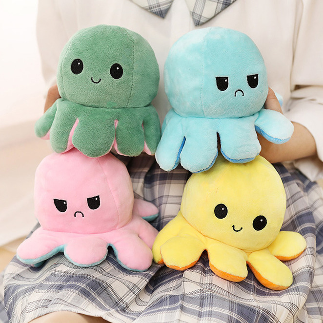 angry plush octopus