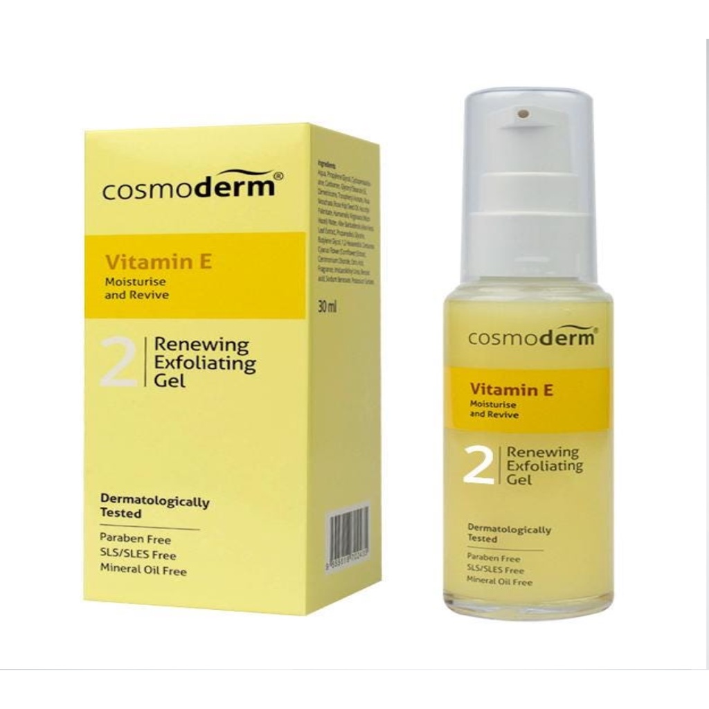 COSMODERM VITAMIN E MAGIC EXFOLIATING GEL 30ML (EXP 04/2024) | Shopee ...