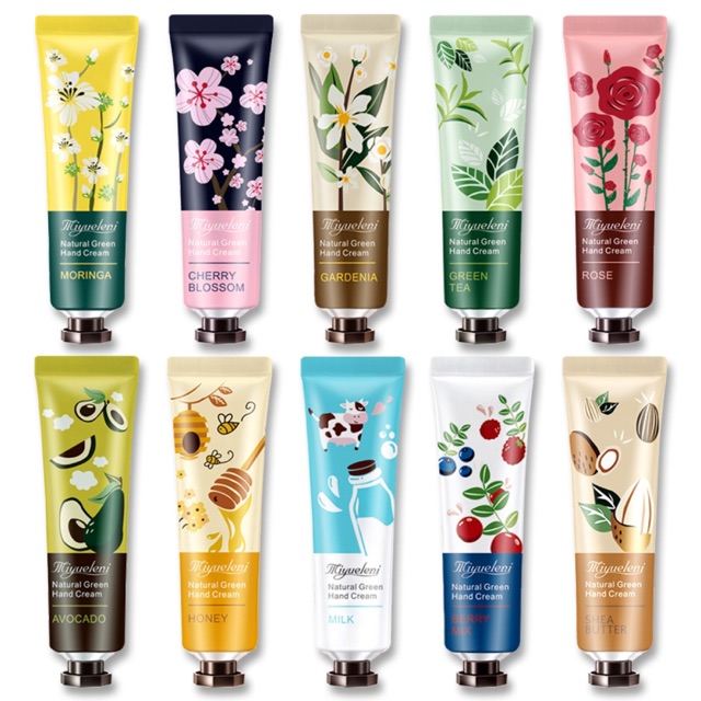 🔥Ready Stock 🔥Miyueleni Naturel Green Hand Cream 30g | Shopee Malaysia