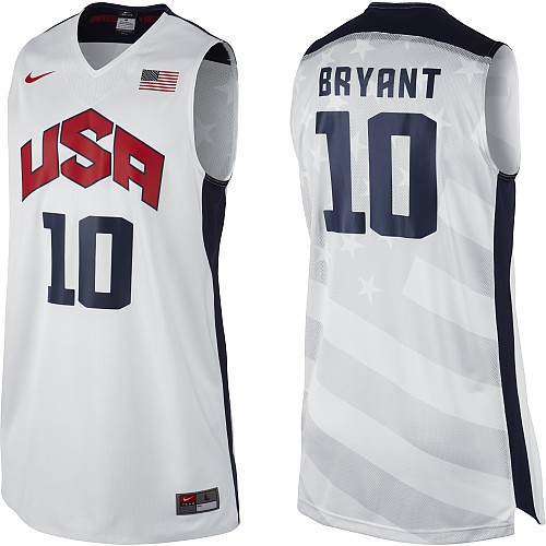 kobe bryant usa jersey 10