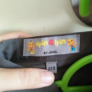 New NWOT set baju  melayu  JAKEL  UPIN IPIN budak  grey 