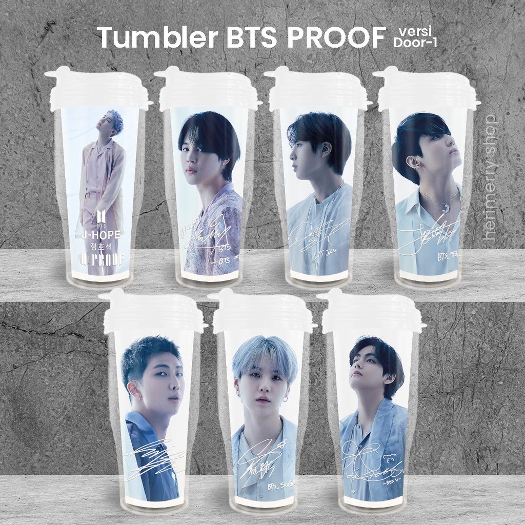 Tumbler BTS PROOF Version Door-1 - Unofficial Drink Bottle KPOP Merchandise