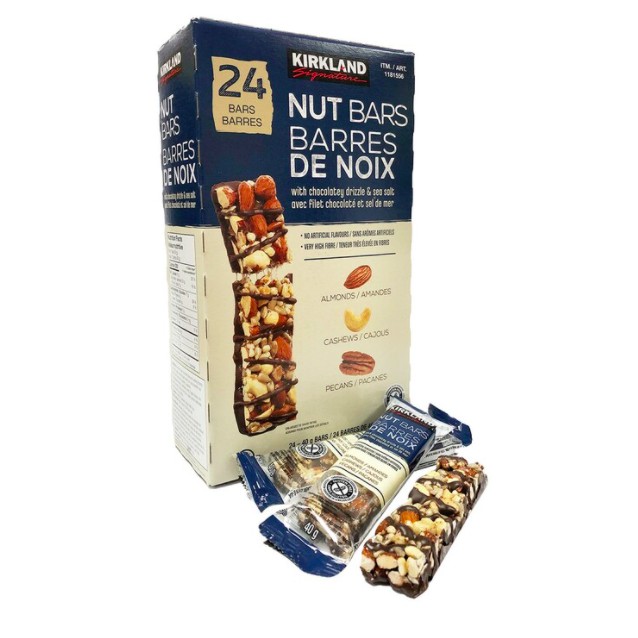 Kirkland Signature Dark Chocolate Nut Stick 24 Pc 960g Dark Chocolate