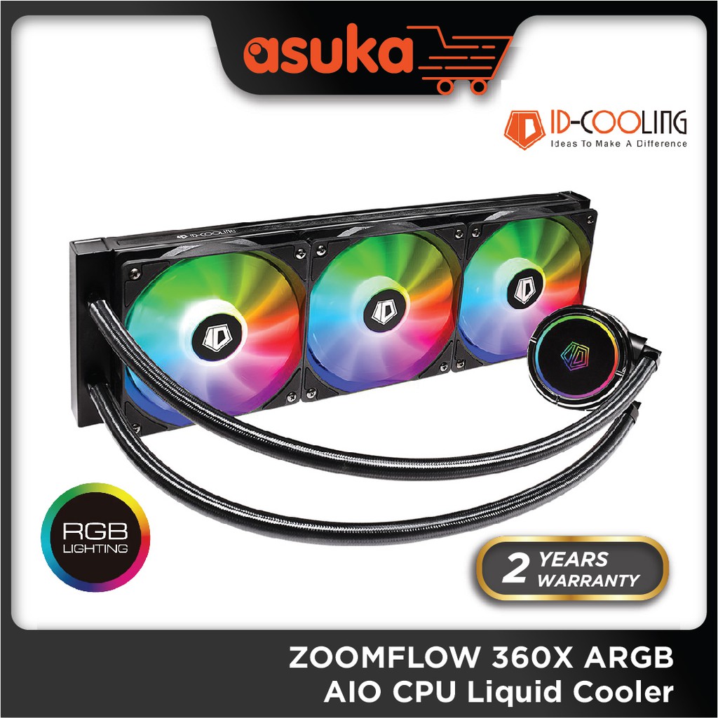 ID-COOLING ZOOMFLOW 360X ARGB AIO CPU Liquid Cooler