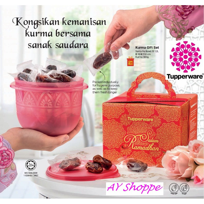 TUPPERWARE KURMA GIFT SET + FREE BOWL