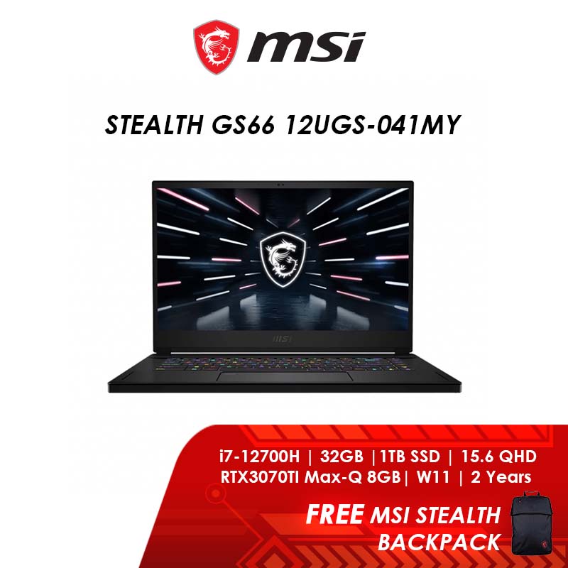 MSI Stealth GS66 Price in Malaysia & Specs - RM9999 | TechNave