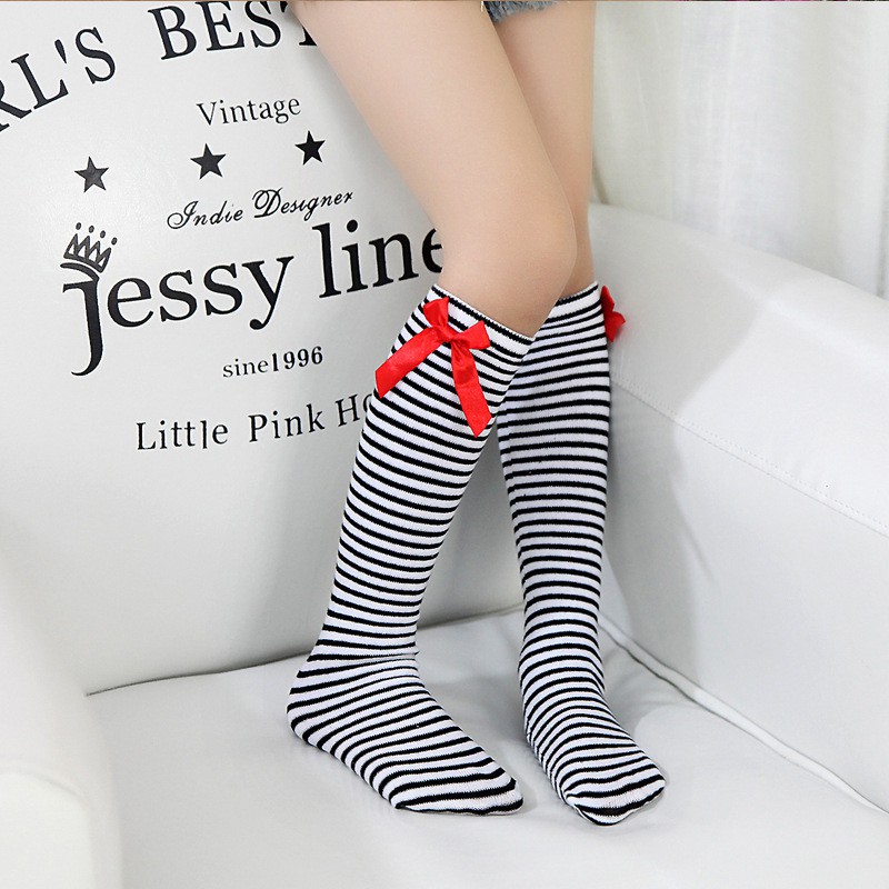 toddler striped knee socks