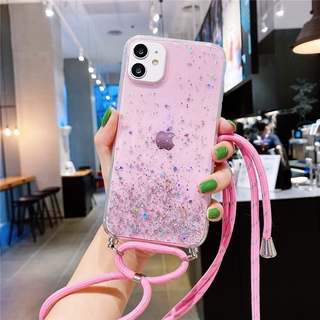 Vivo S1 Case Bling Glitter Silicone Phone Case With lanyard For Vivo S1