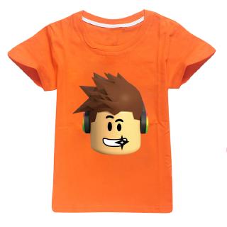 2020 New Boy S Girls Tops Roblox Summer T Shirt 100 Cotton T Shirts For Kids Tee Shirt Children Clothes Clothing Shopee Malaysia - roblox shirts for girls 2020