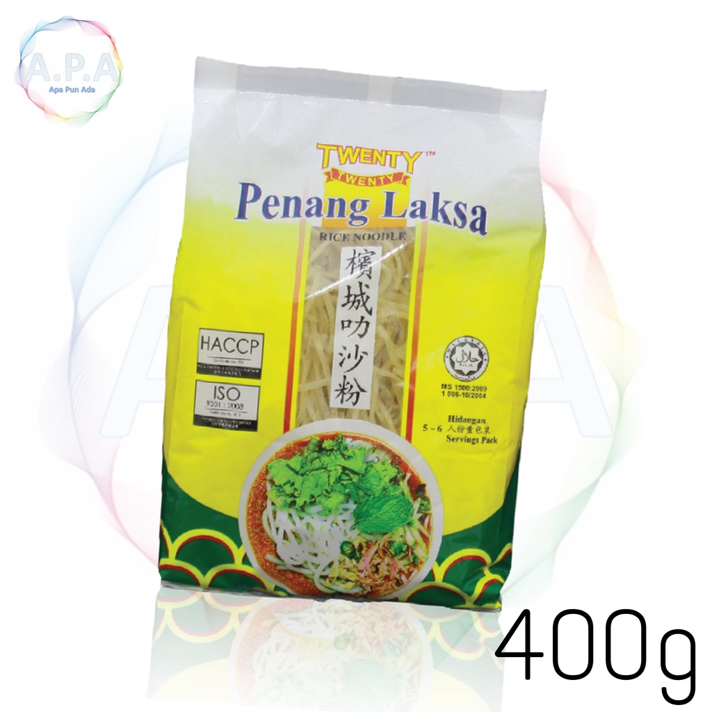 Twenty-twenty Penang Laksa Rice Noodle/ Penang Laksa Bihun/ 槟城叻沙粗米粉