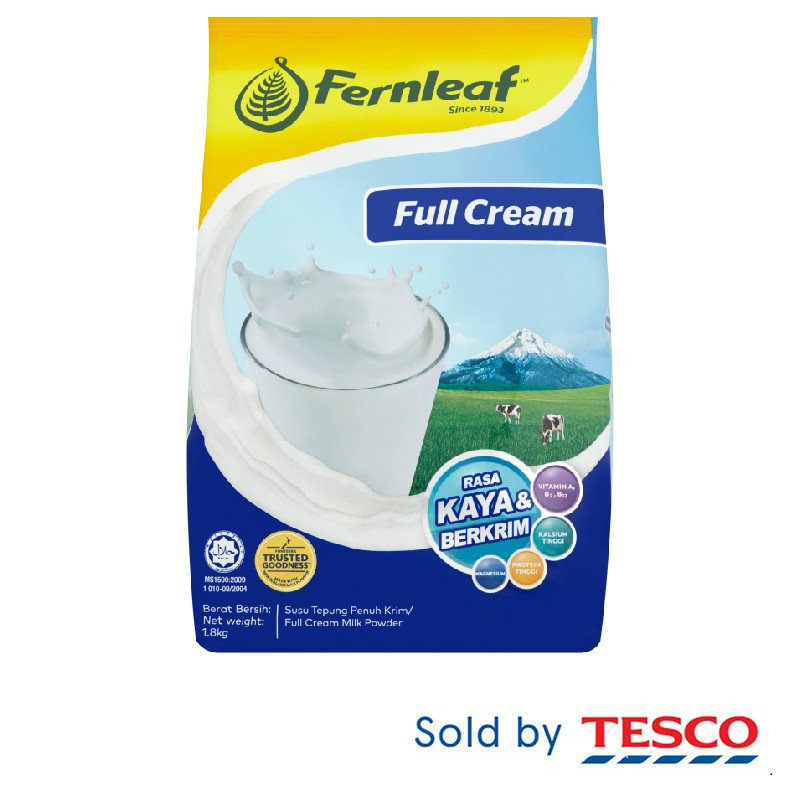 Susu Fernleaf Full Cream : Susu Fernleaf Lazat Berkrim 100%Mmmmm