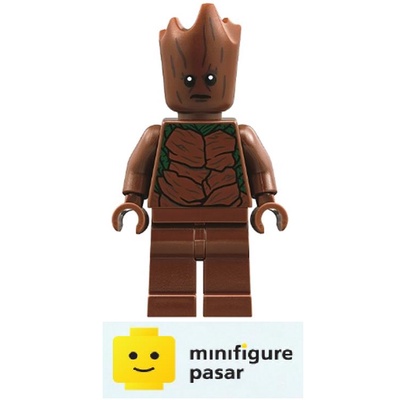 LEGO MARVEL SUPER HEROES GROOT MINIFIGURE SPLIT FROM 76102 