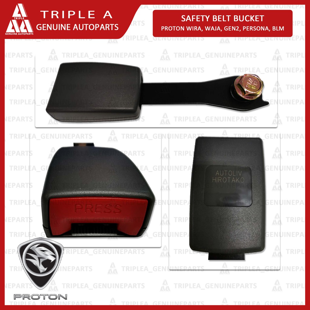 Proton Safety Belt Bucket Seat Buckle Wira Waja Gen2 Persona Exora Saga
