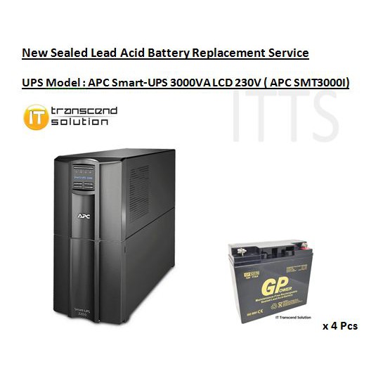 APC SmartUPS 2200 / 3000VA 230V Tower UPS (New Battery Replacement