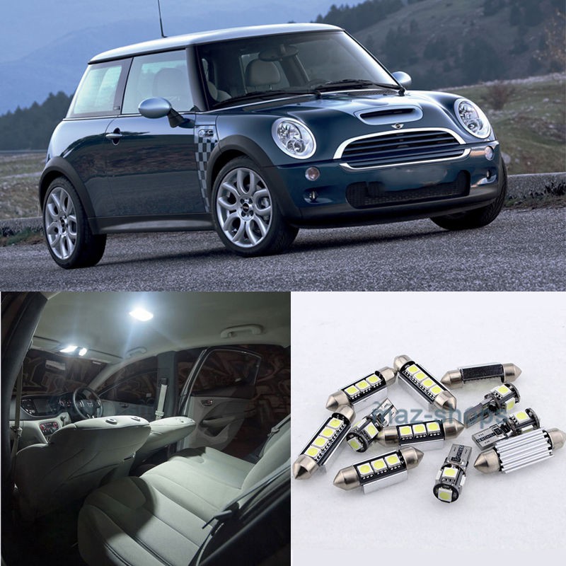 Error Free White 15pc Light Smd Interior Led Kit For Mini Cooper S R53 01 06 E