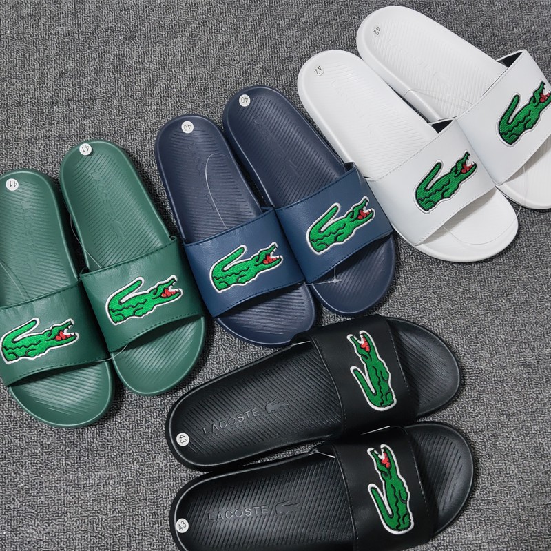 Lacoste Size Slippers Summer Men Beach Shoes | Shopee Malaysia