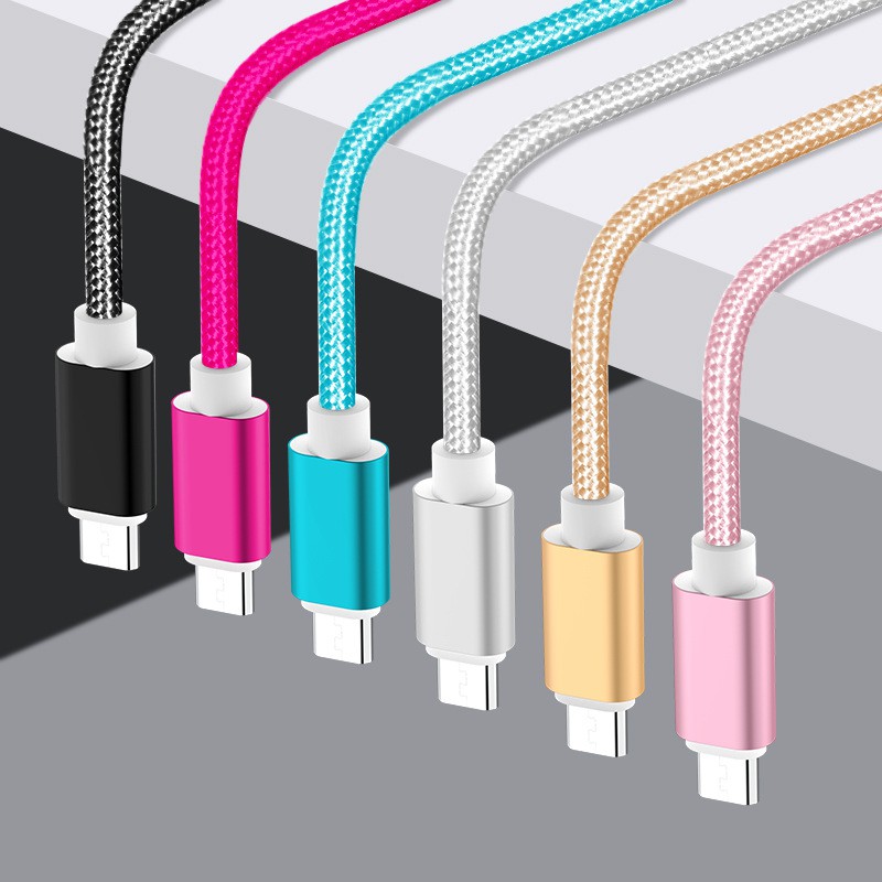 Kabel Pengecasan Telefon Bimbit Micro USB Wayar USB Charge Kabel Pengecasan Telefon Bimbit Micro USB Wayar USB Charge