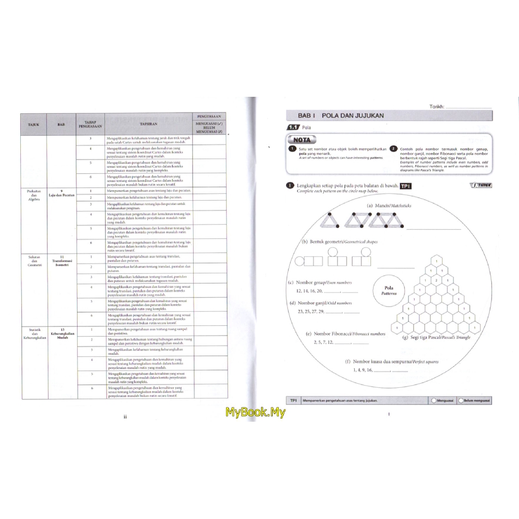 Myb Buku Latihan Modul Intelek Ops A Kssm Tingkatan 2 Buku A Matematik Mathematics Dwibahasa Nusamas Shopee Malaysia