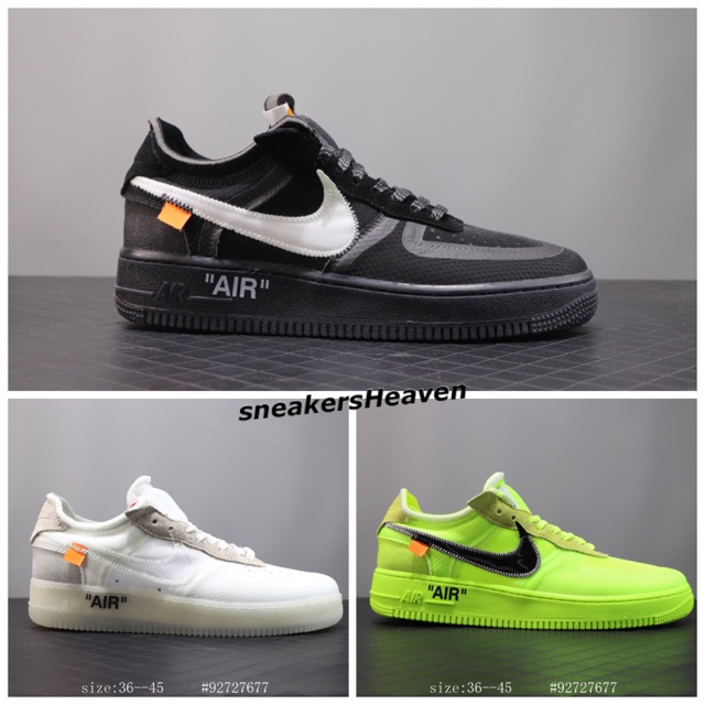 nike air force 1 low off white virgil