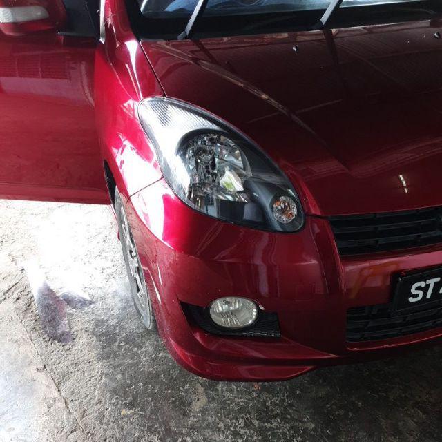 PERODUA MYVI LAMA HEAD LAMP SMOKE SET HITAM BARU  Shopee 