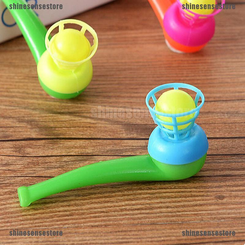 3Pcs magic floating ball game kids gift toys blow pipe balls for par.Y7 