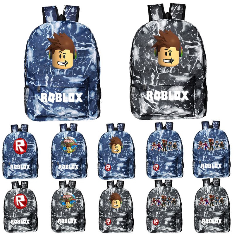 Roblox Game Backpack Kids School Bag Students Boys Bookbag Travel Backpack Shopee Malaysia - roblox backpack kids schoolbag students boys gaming bookbag travelbag handbag