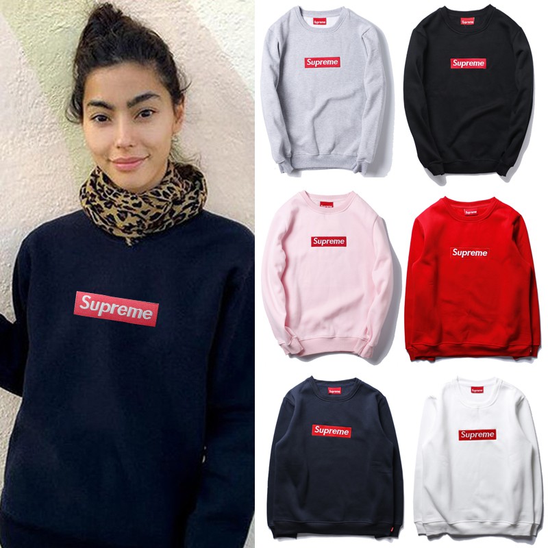 supreme hoodie girl