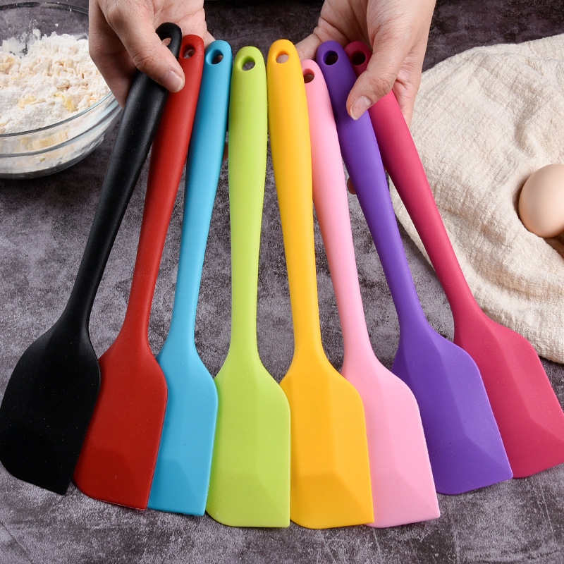 20cm Rubber Spatula Heat Resistant Non-Stick Flexible Scrapers / Kitchen Silicone Cream Butter Cake Batter Scraper / Premium Scraper Scrapers Bakeware Tool