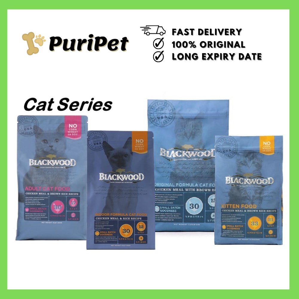 Blackwood Cat Food 6kg - BLACKWOOD ORIGINAL/ BLACKWOOD INDOOR ...