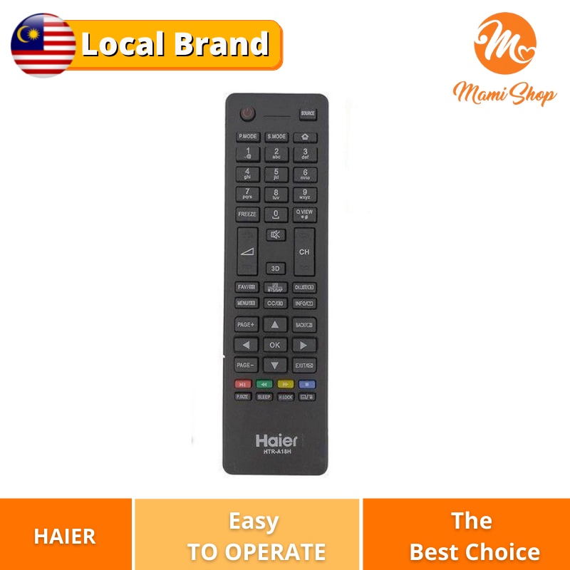 Buy Ready Stock Haier Oem Led Lcd Tv Remote Control Htr A18h Seetracker Malaysia