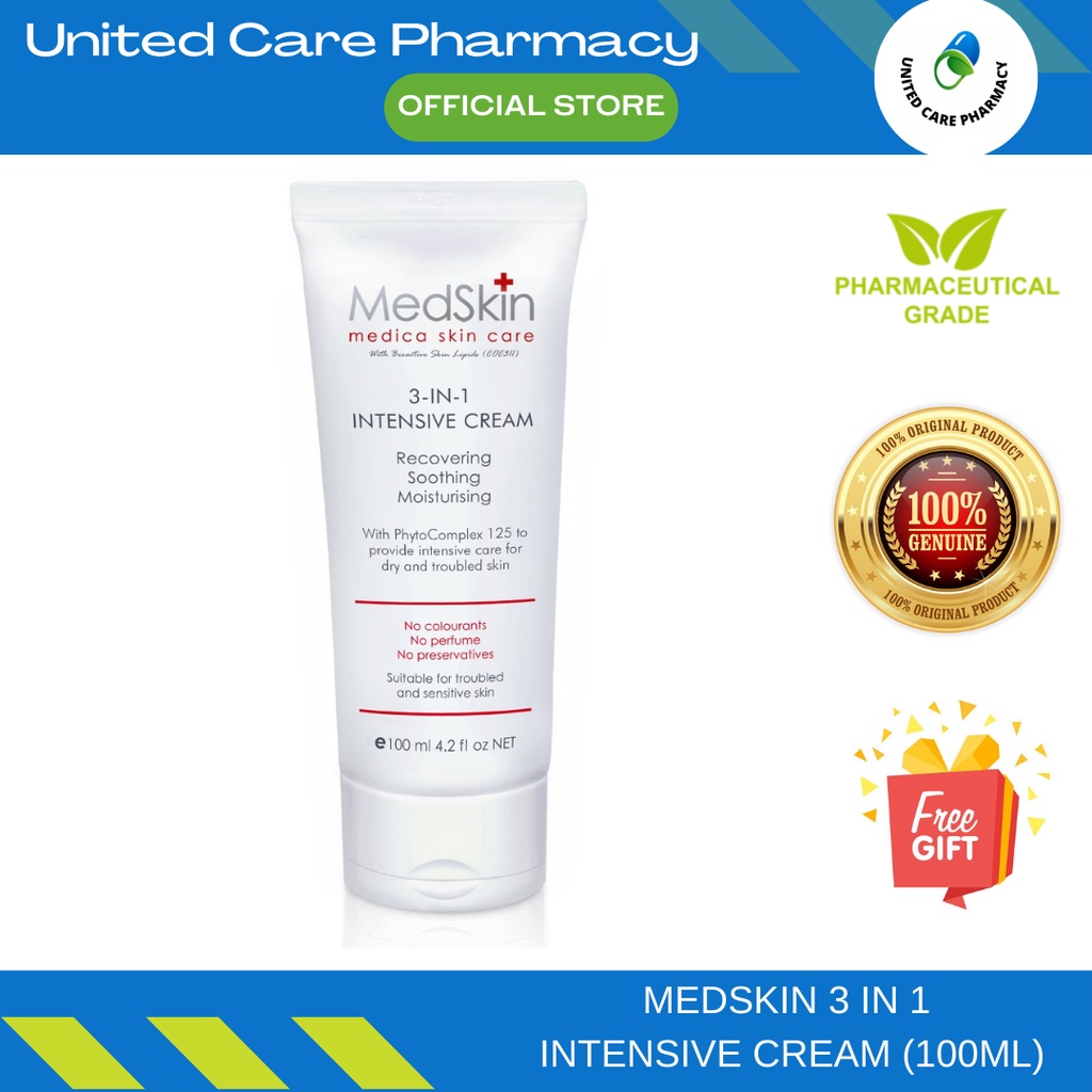 MEDSKIN 3 In 1 Intensive Cream (100mL/ 3X100mL) [EXP 02/2025] Eldon