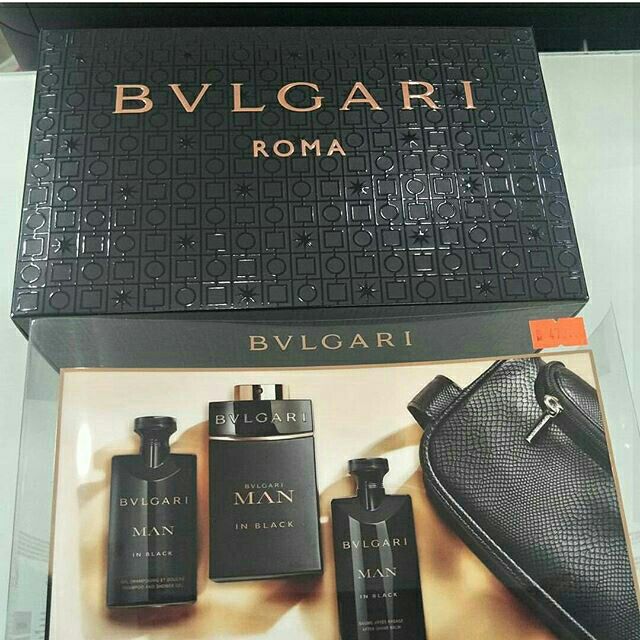 bvlgari roma man in black gift set