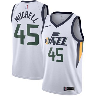 NBA Jersey Men's Utah Jazz Donovan Mitchell Swingman Jersey 45# - Shopee Malaysia