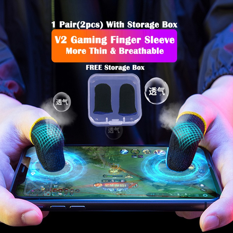 finger sleeves for mobile gaming