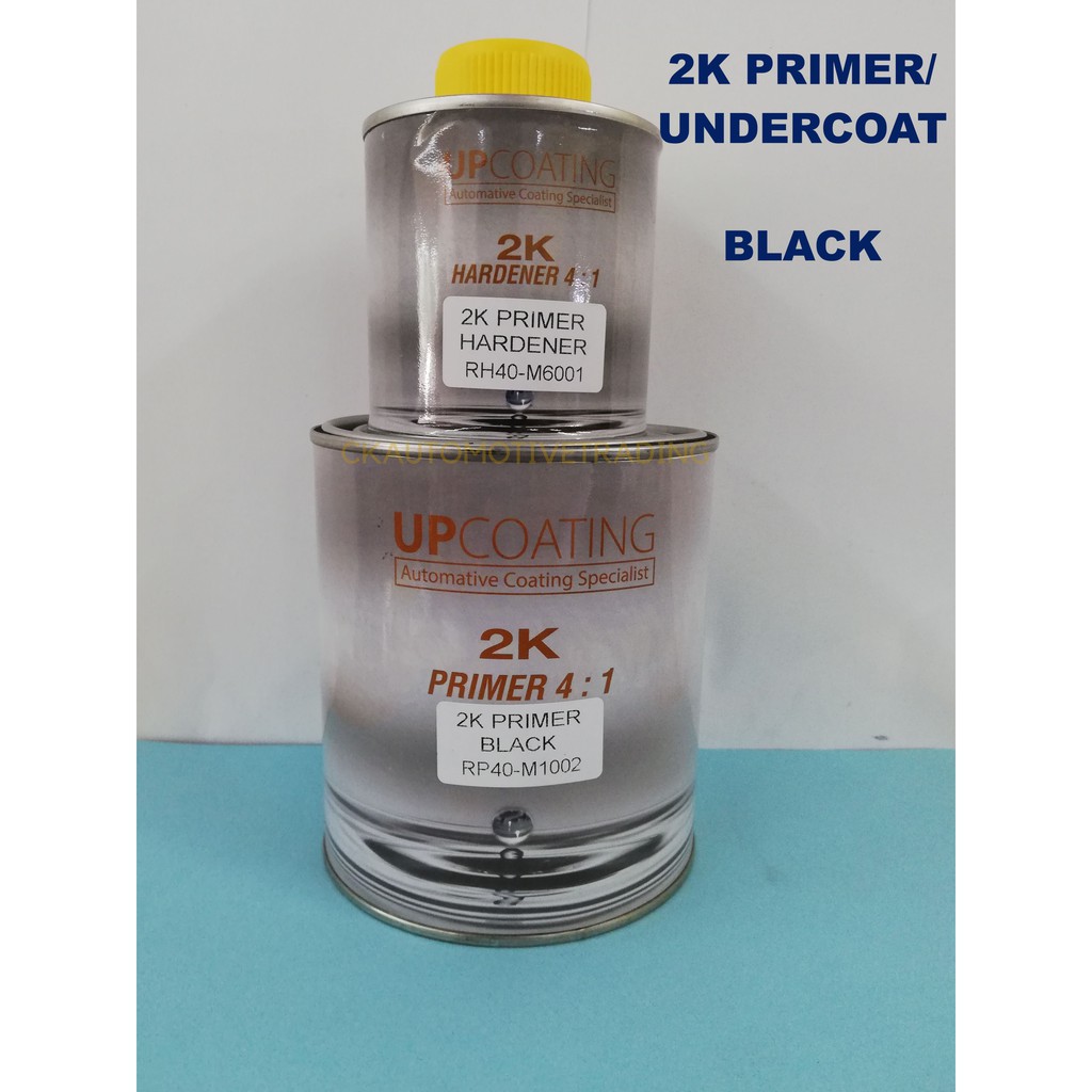 UP COATING 2K PRIMER /UNDERCOAT BLACK WITH HARDENER SET Shopee Malaysia