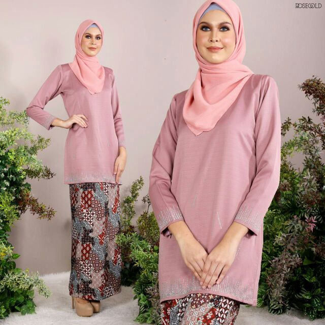 Belacan pink baju kurung N'aisyah Xclusive