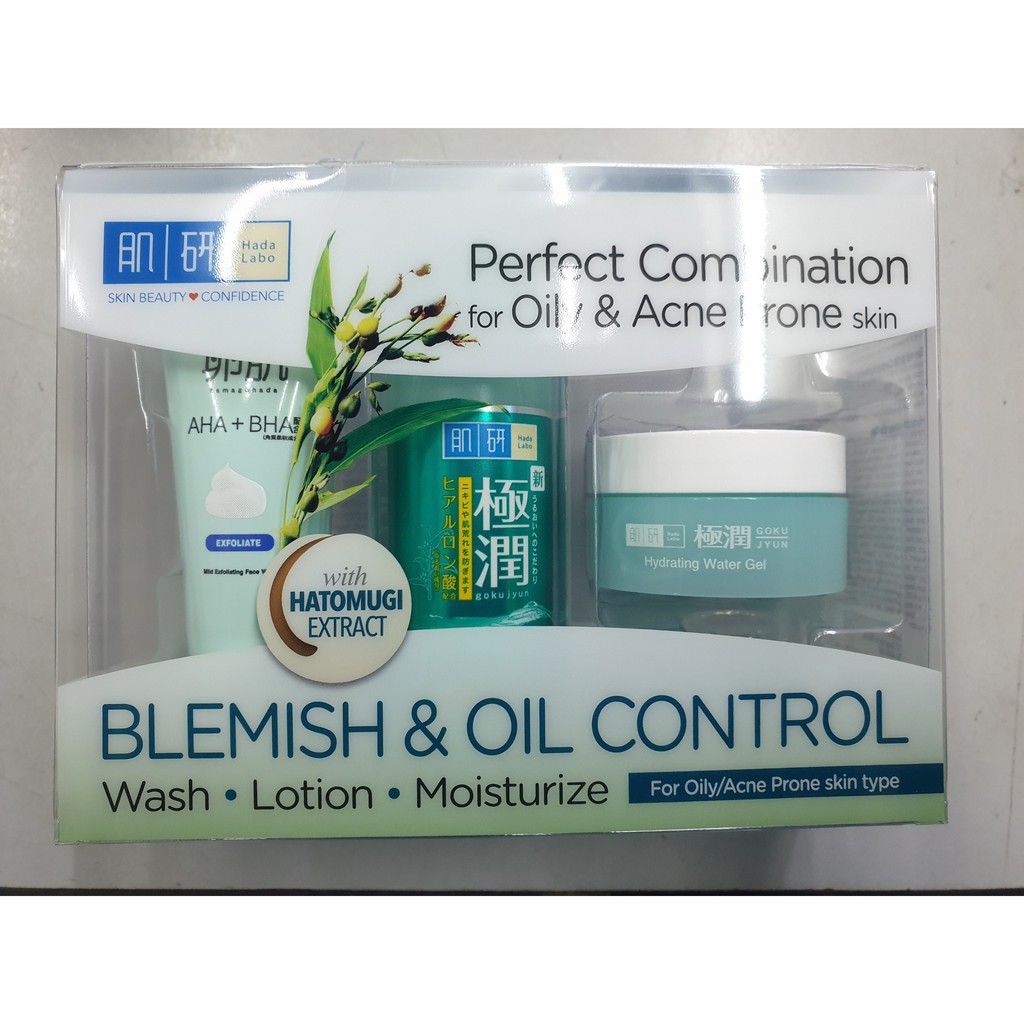 Hada Labo Blemish Oil Control Trial Set Shopee Malaysia