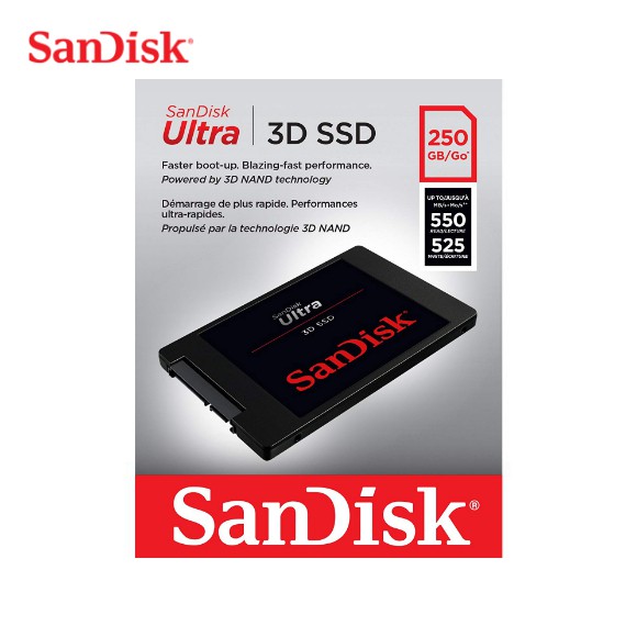 Sandisk Ssd Ultra 3d Ssd 2 5 Inch Sataiii 250 Gb 500 Gb 1 Tb Shopee Malaysia