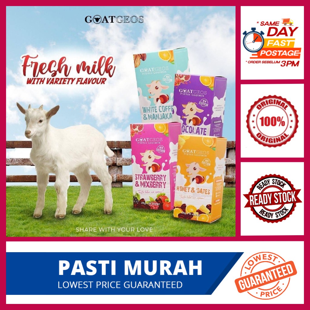 Buy Goatgeos Goat Geos Premix Goatmilk Susu Kambing Goat Milk Goatgeous Goatgos Skin Health Original Hq New Edition Seetracker Malaysia