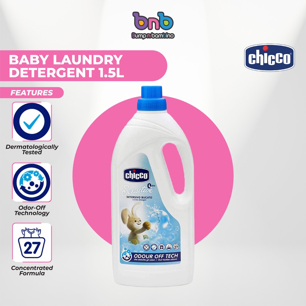BNB Chicco Baby Laundry Detergent (1.5L) Shopee Malaysia