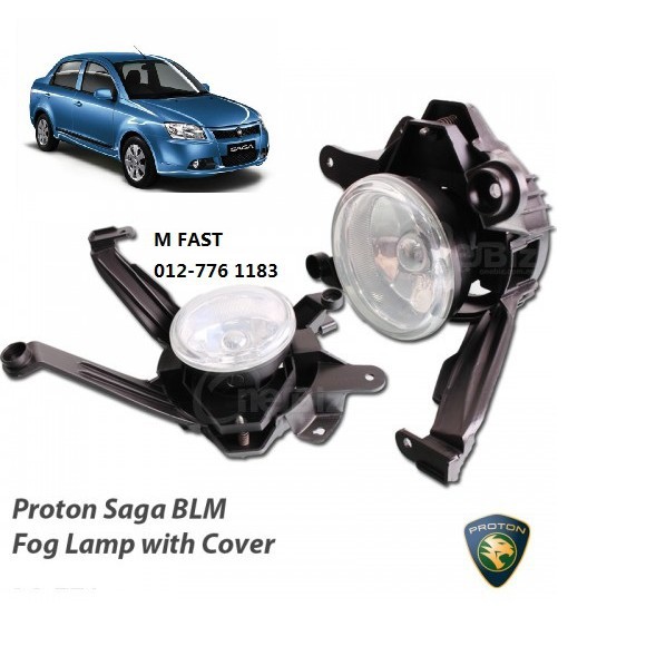 Original Oem Fog Lamp Proton Saga Blm Foglamp Sport Light Shopee Malaysia