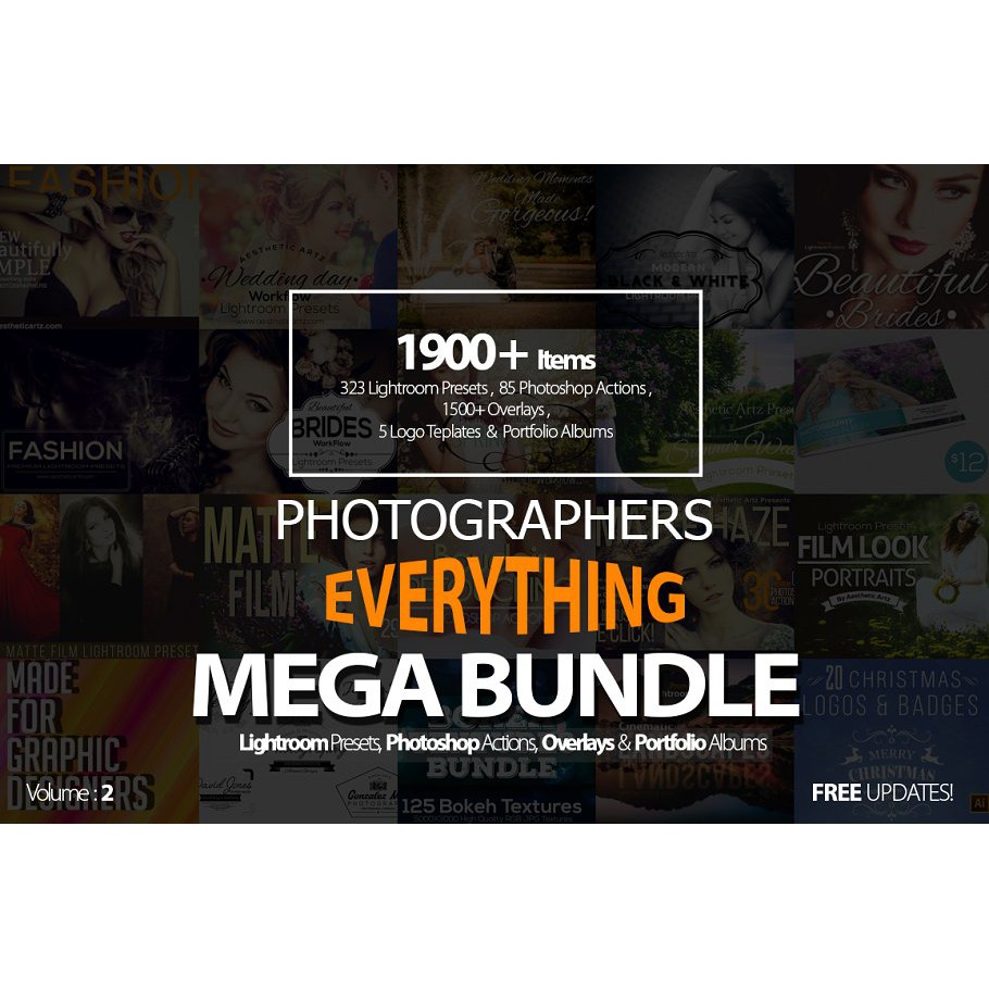 PixelHive Pro - Photographers Everything Mega Bundle 1900 ...